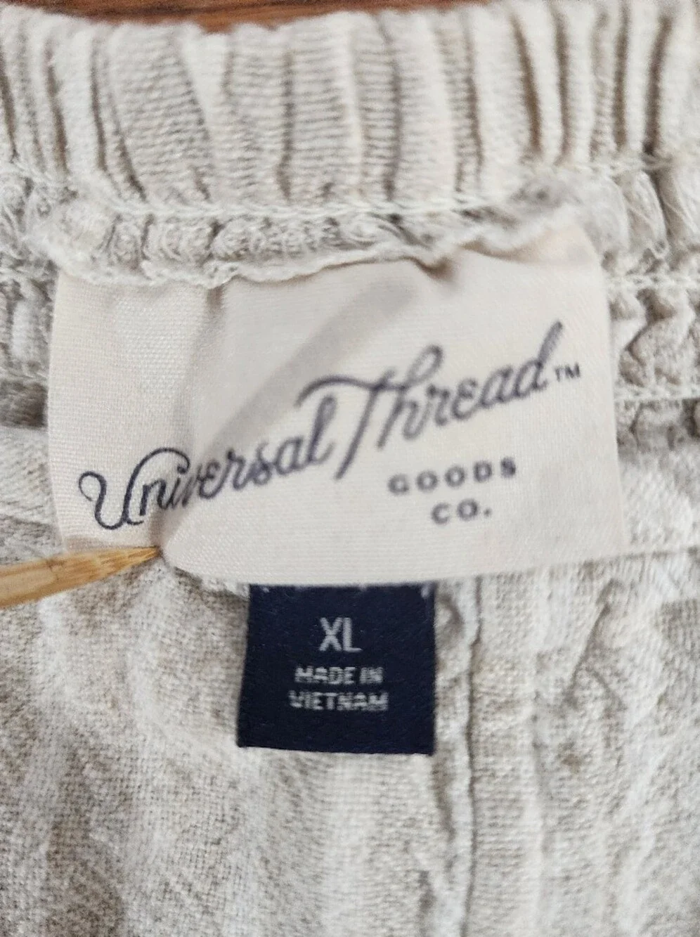 UNIVERSAL THREAD Sleeveless Striped Tank Dress in Beige